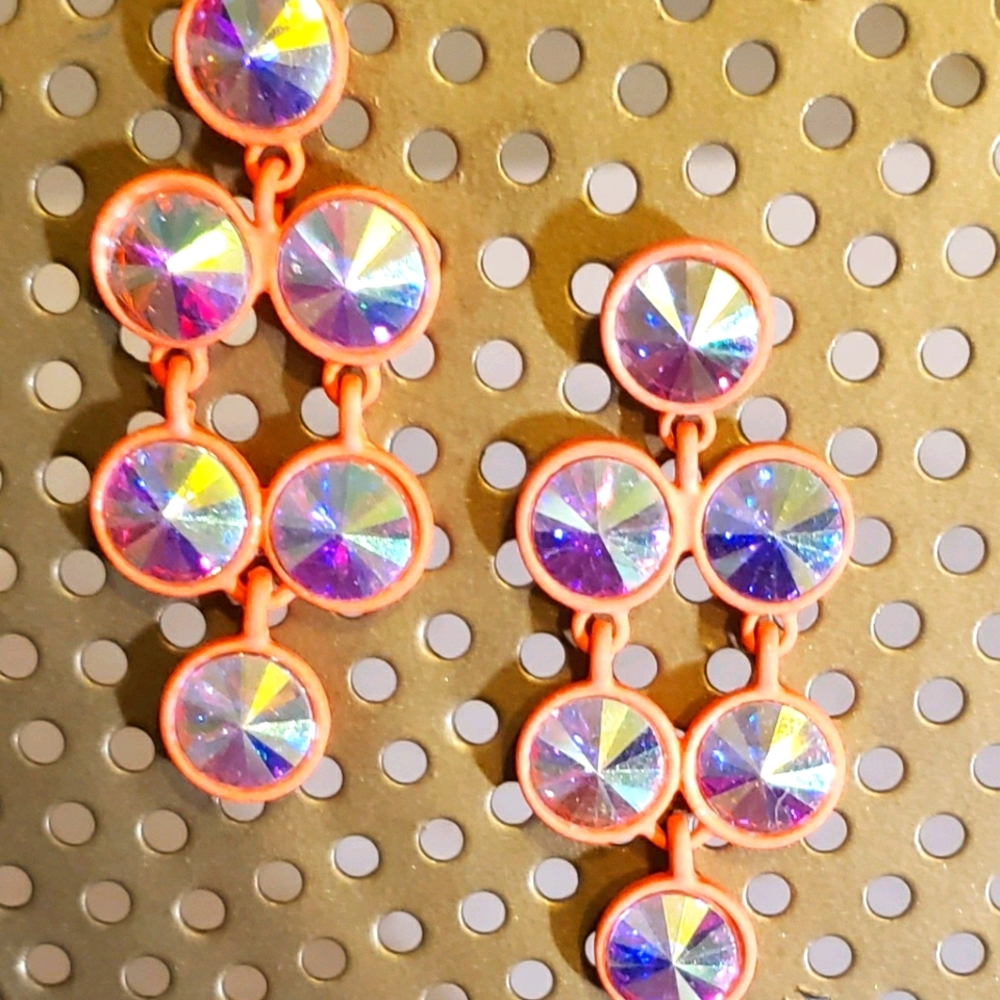 Neon inspired earrings